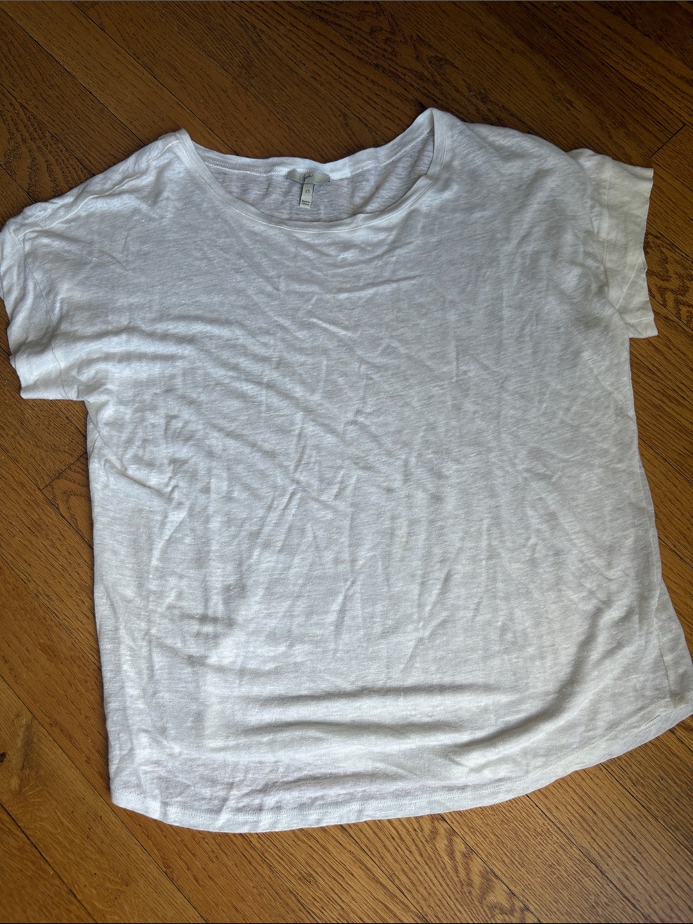 Joie White Lightweight Crewneck Tee